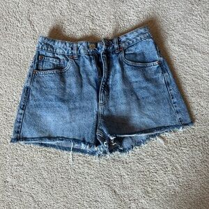 Garage Light Blue Jean Shorts